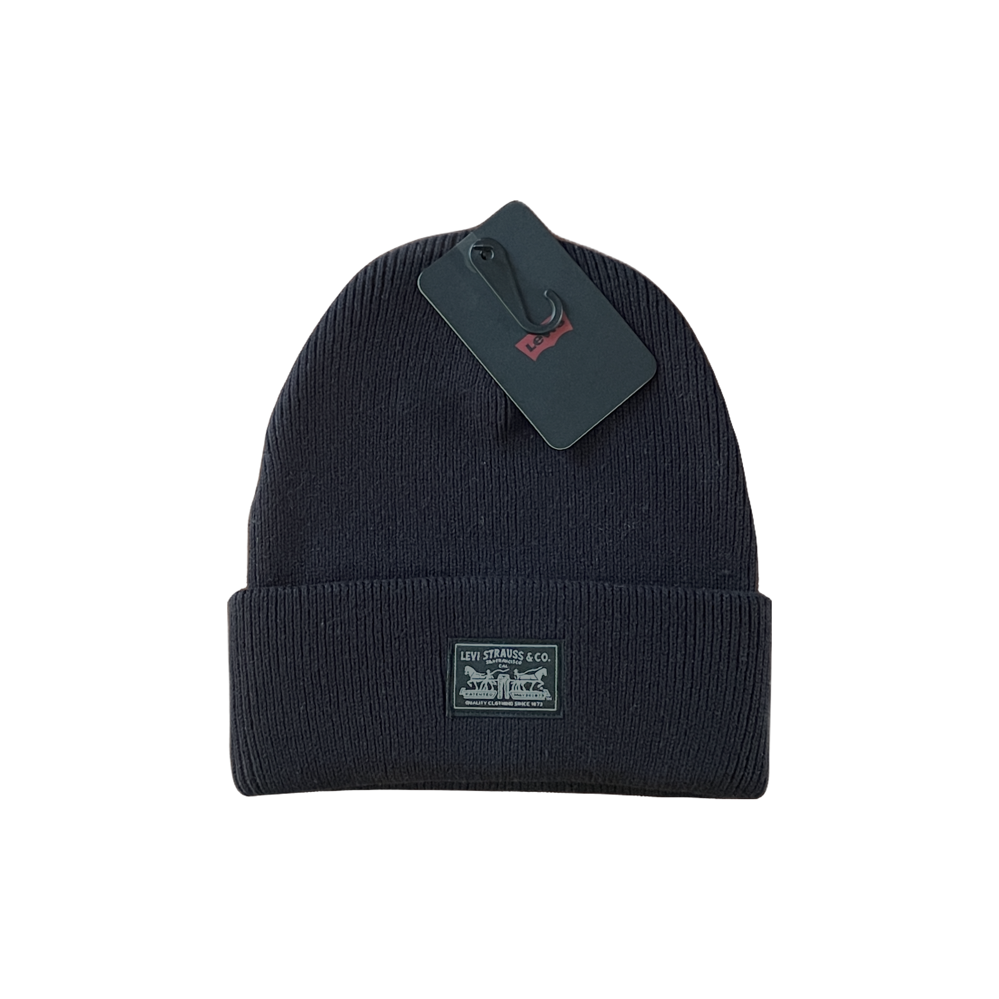 Bonnet Levi's noir – patch Levi Strauss & Co. sur le revers avant