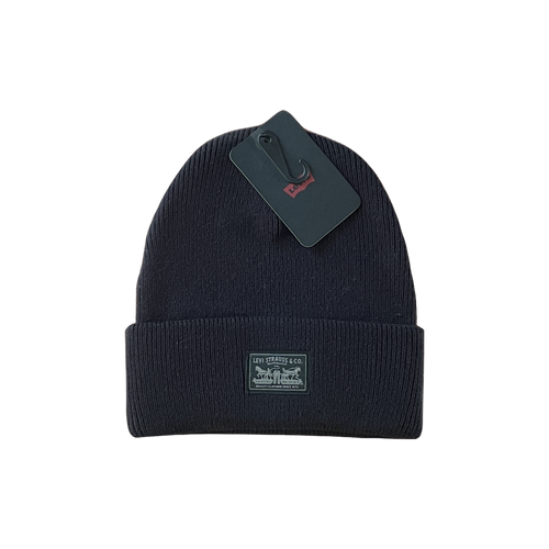 Bonnet Levi's noir – patch Levi Strauss & Co. sur le revers avant