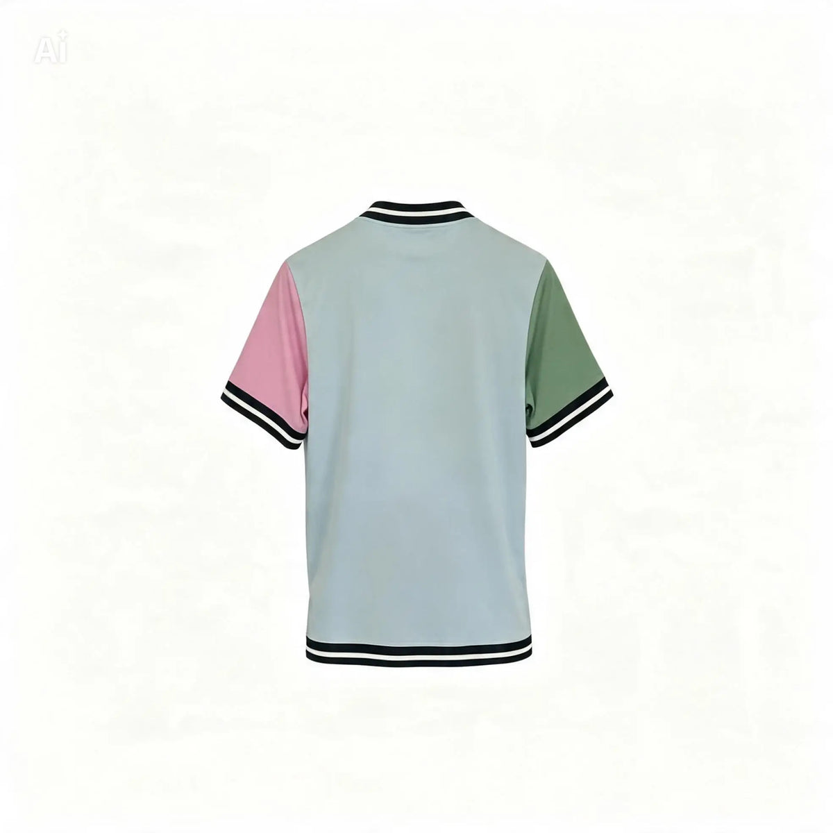 Chemise Karl Kani pastel unisexe vue de dos seconde main XS — Epok Label