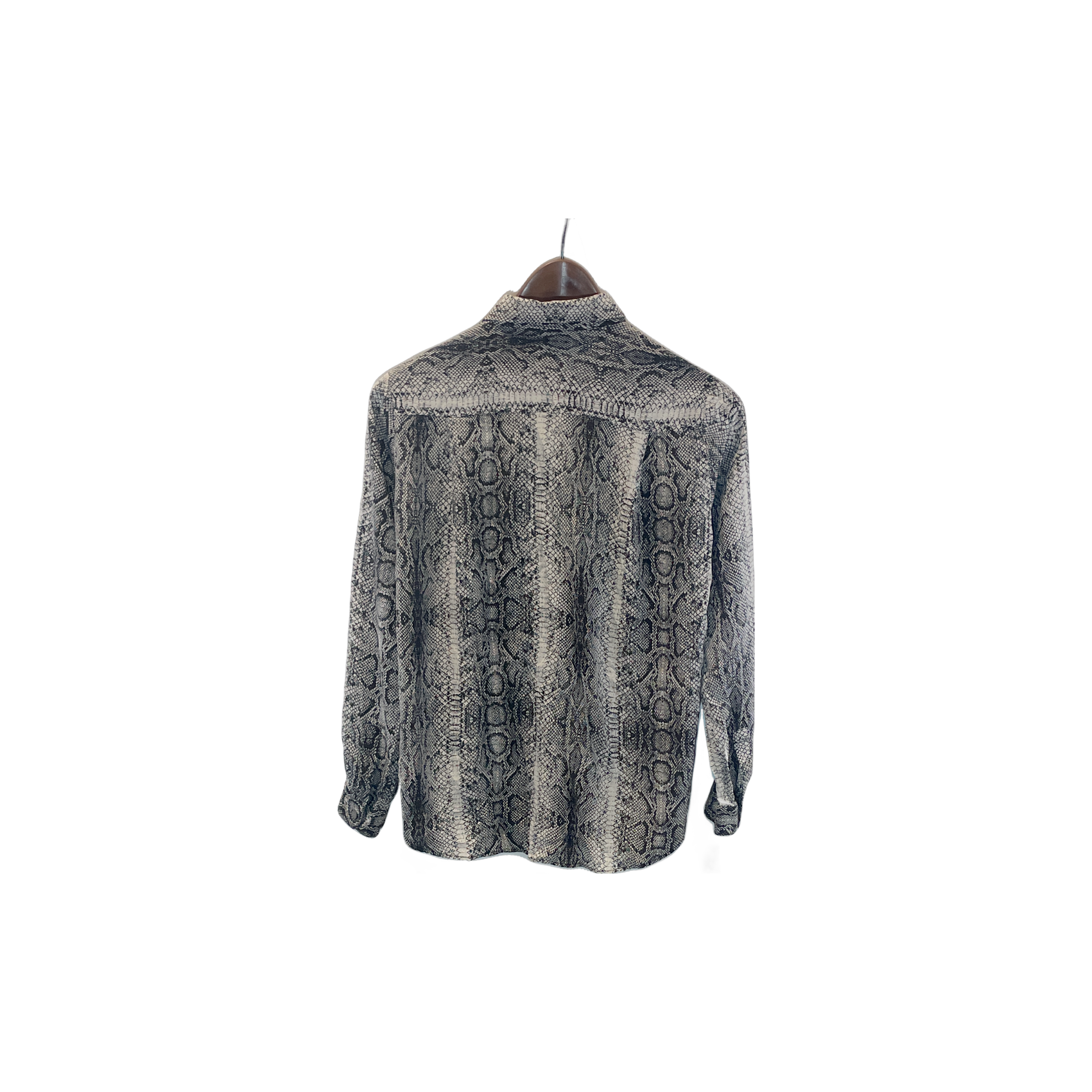 Chemisier The Kooples imprimé serpent - vue de dos