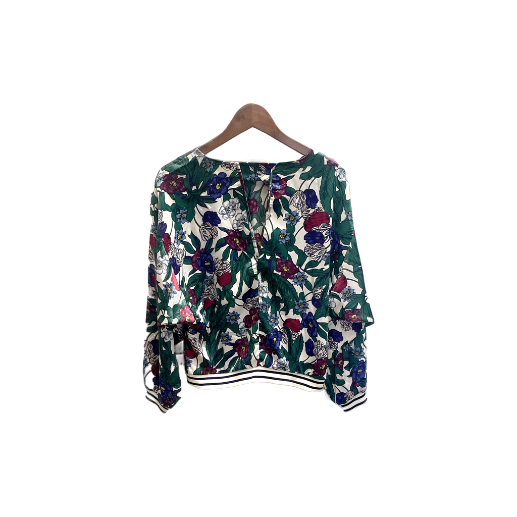 Haut manches longues Only multicolor - vue de dos
