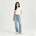 Jean 501 bleu clair - vue de face sur mannequin