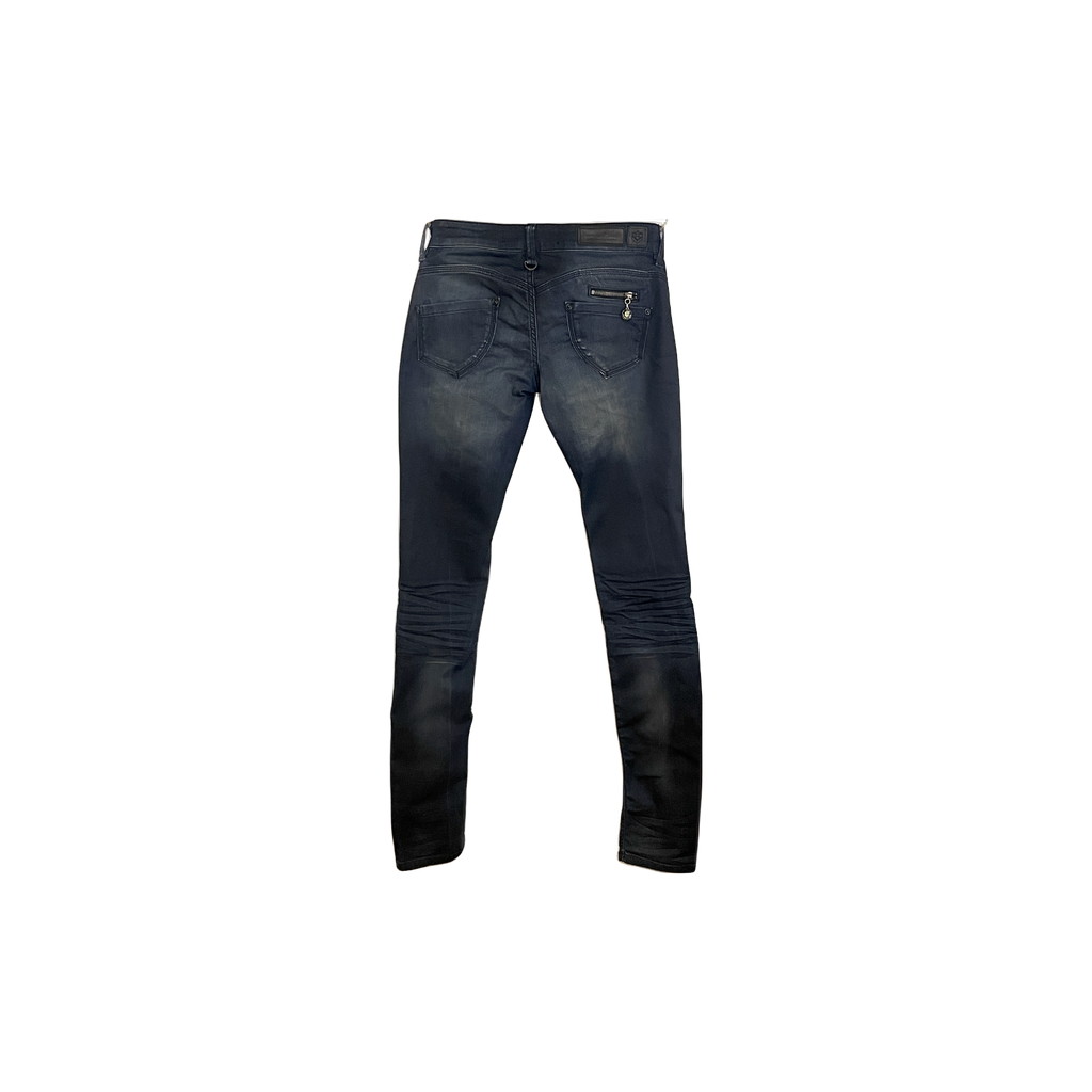 Jean Freeman T-Porter skinny bleu foncé (W26) - vue de dos