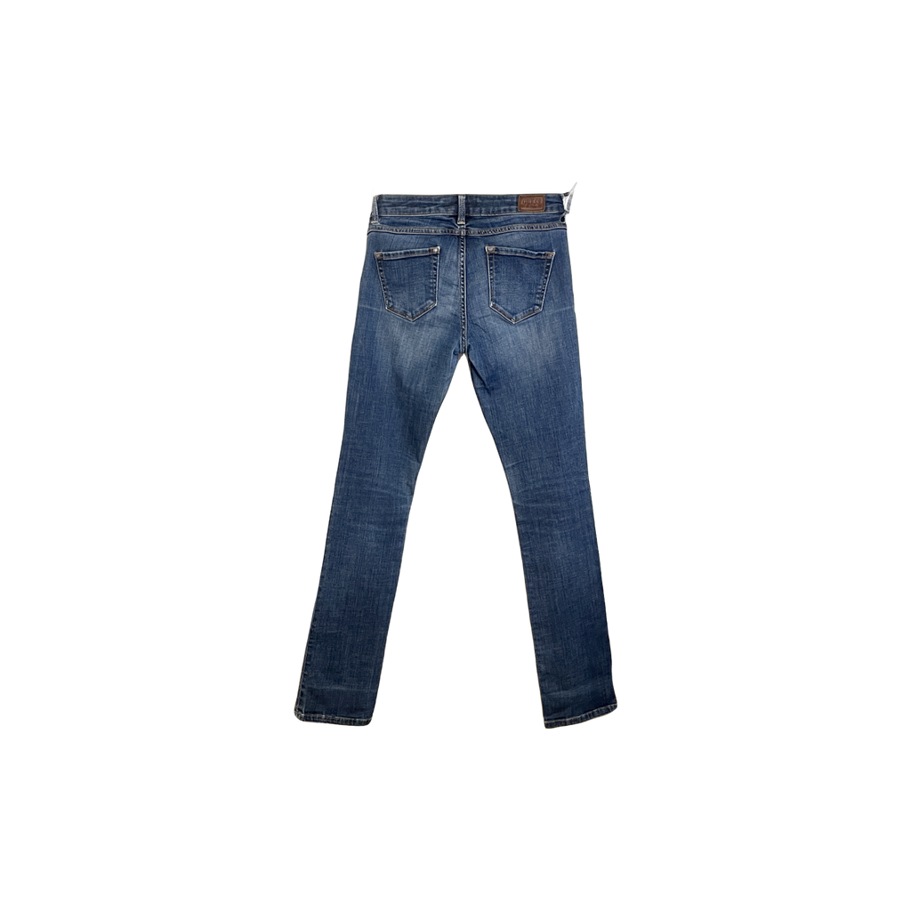 Jean GUESS Starlet cigarette bleu (W26) - vue de dos