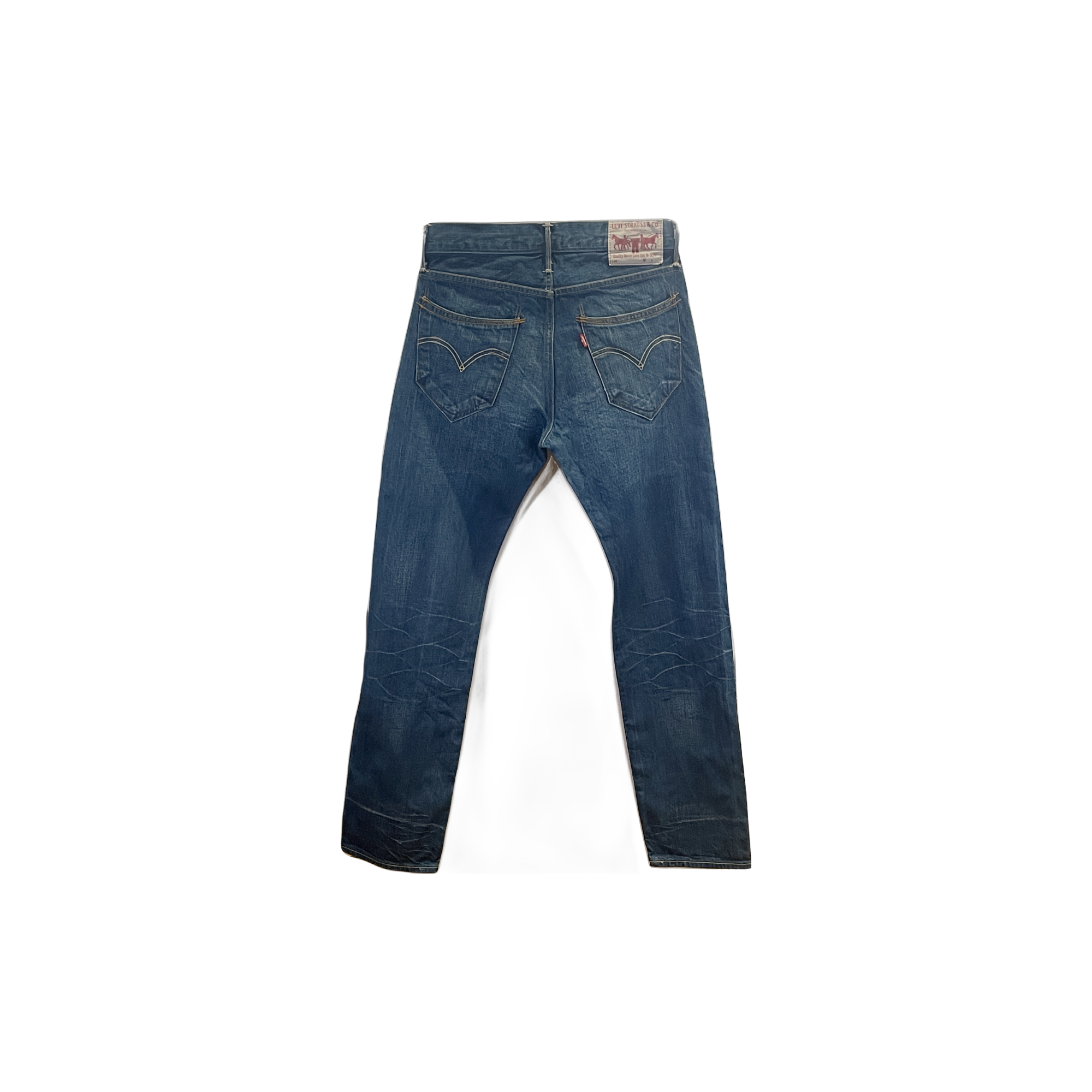 Jean Levi Strauss & Co bleu - vue de dos