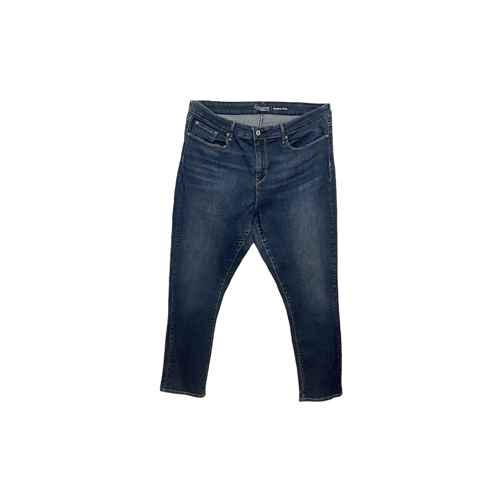 Jean Levi Strauss slim bleu (W34 L32) - vue de face