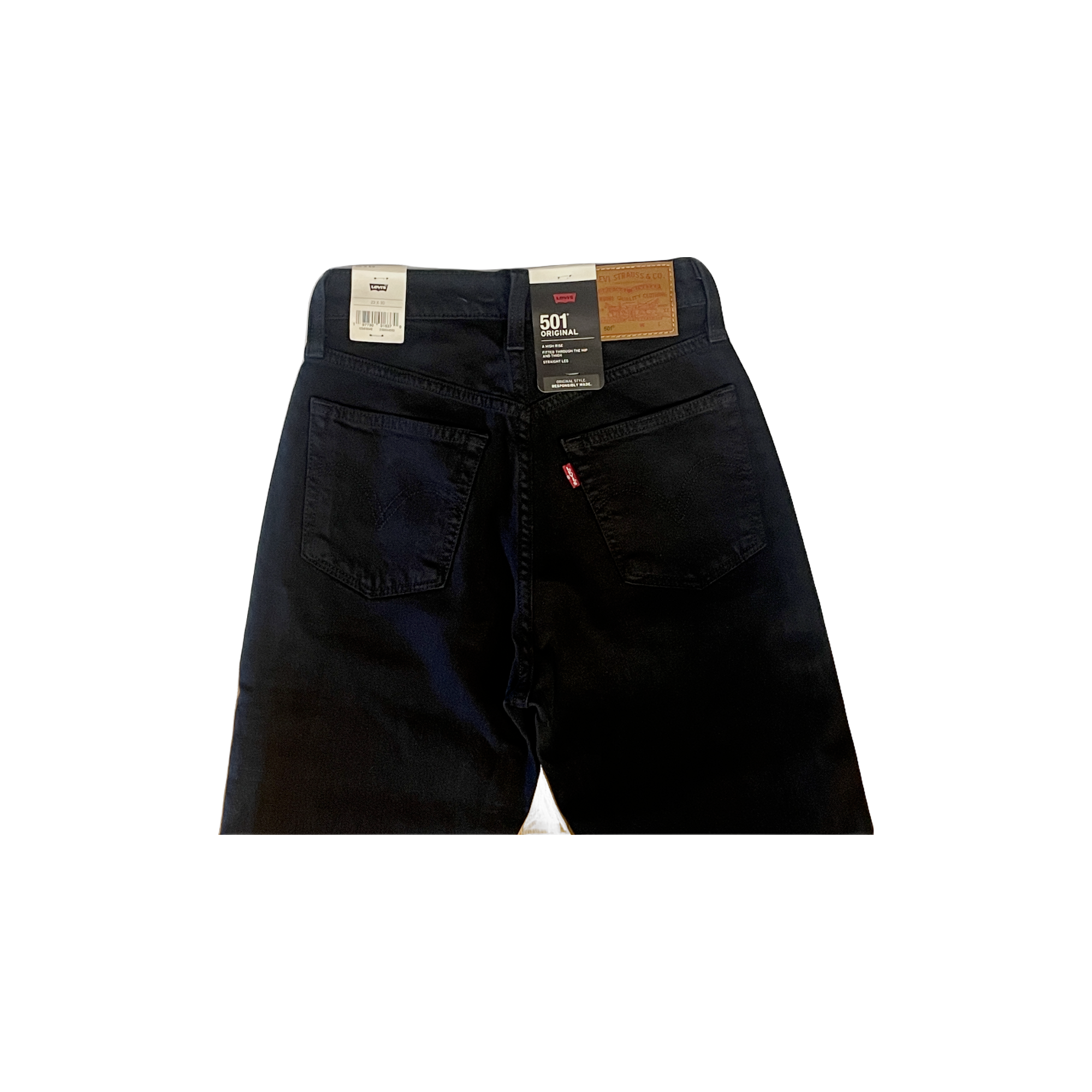 Jean Levi's 501 original noir W23 L30 – détail dos