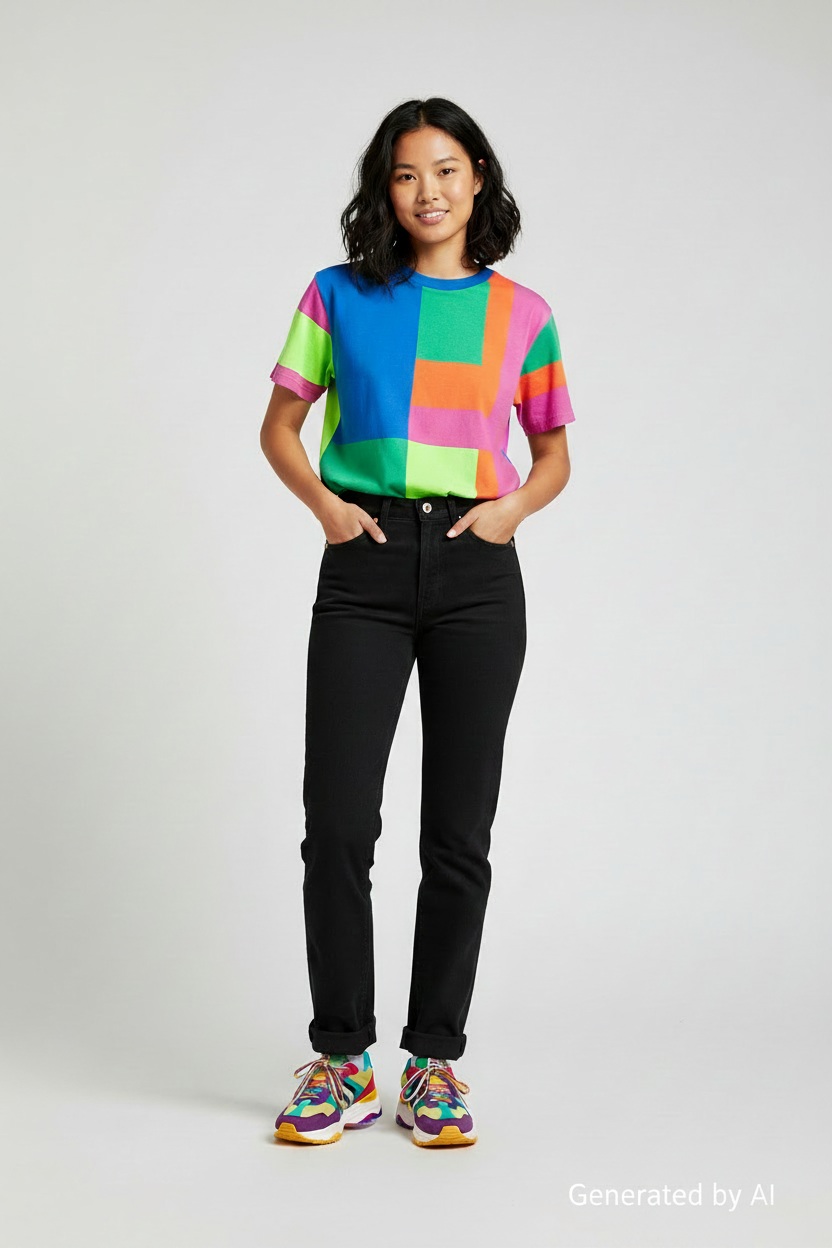 Jean Levi's 501 original noir W23 L30 – vue de face sur mannequin
