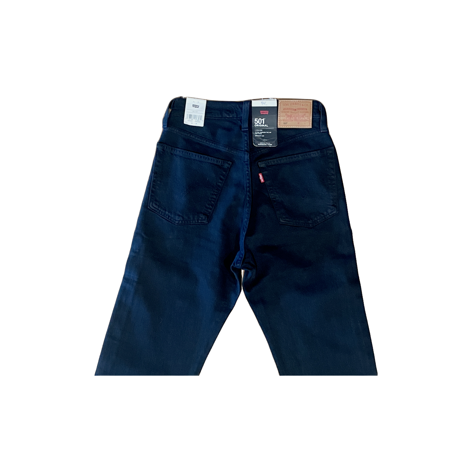 Jean Levi's 501 original noir W24 L30 – vue de détail de dos