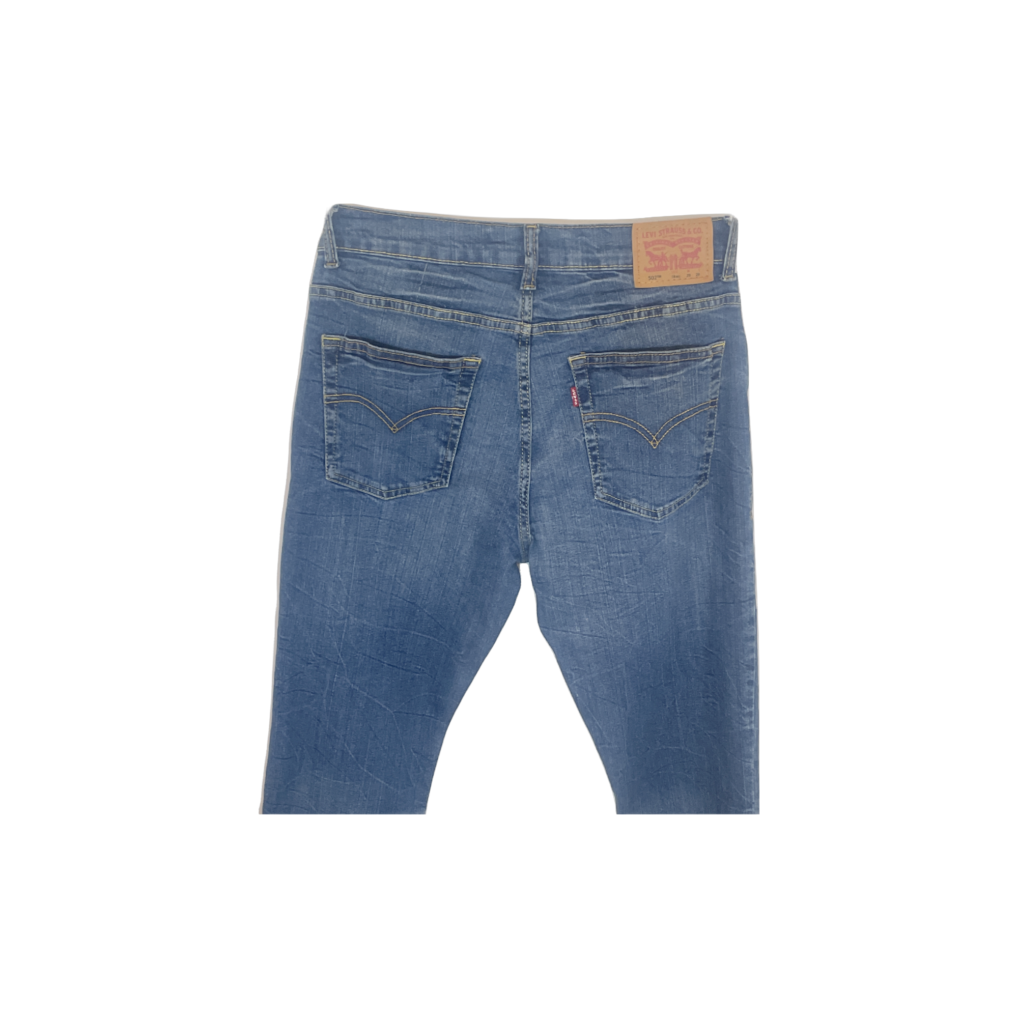 Jean Levi's 502 bleu - détail 2