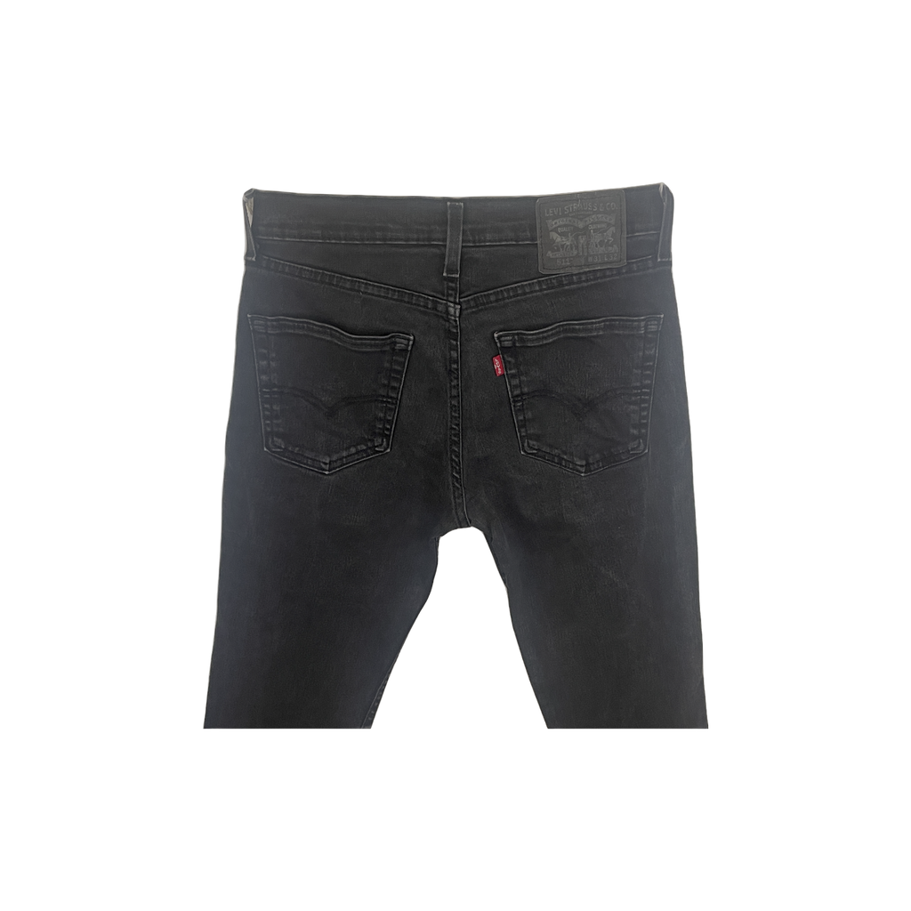 Jean Levi's 511 homme W31 L32 détail dos — denim noir profond slim ajusté stretch — seconde main très bon état — Epok Label
