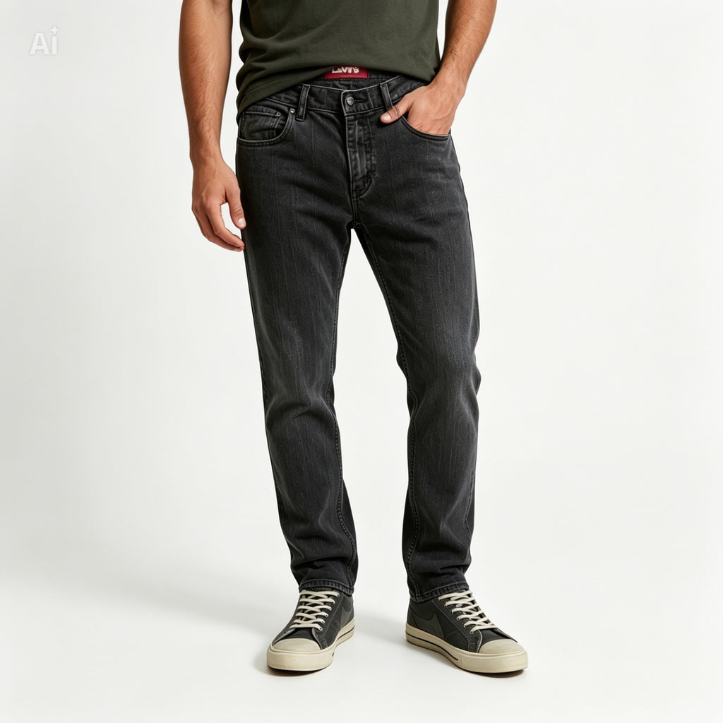 Jean Levi's 511 skinny noir - vue de face sur mannequin