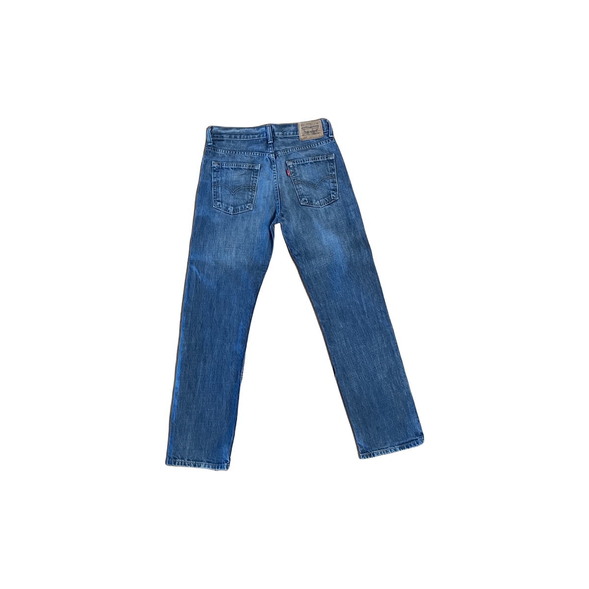 Jean Levi's 514 homme W29 L29 dos — denim bleu coupe droite straight regular taille basse — seconde main parfait état — Epok Label