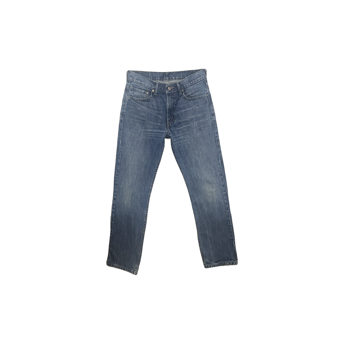 Jean Levi's 514 homme W29 L29 face — denim bleu coupe droite straight regular taille basse — seconde main parfait état — Epok Label