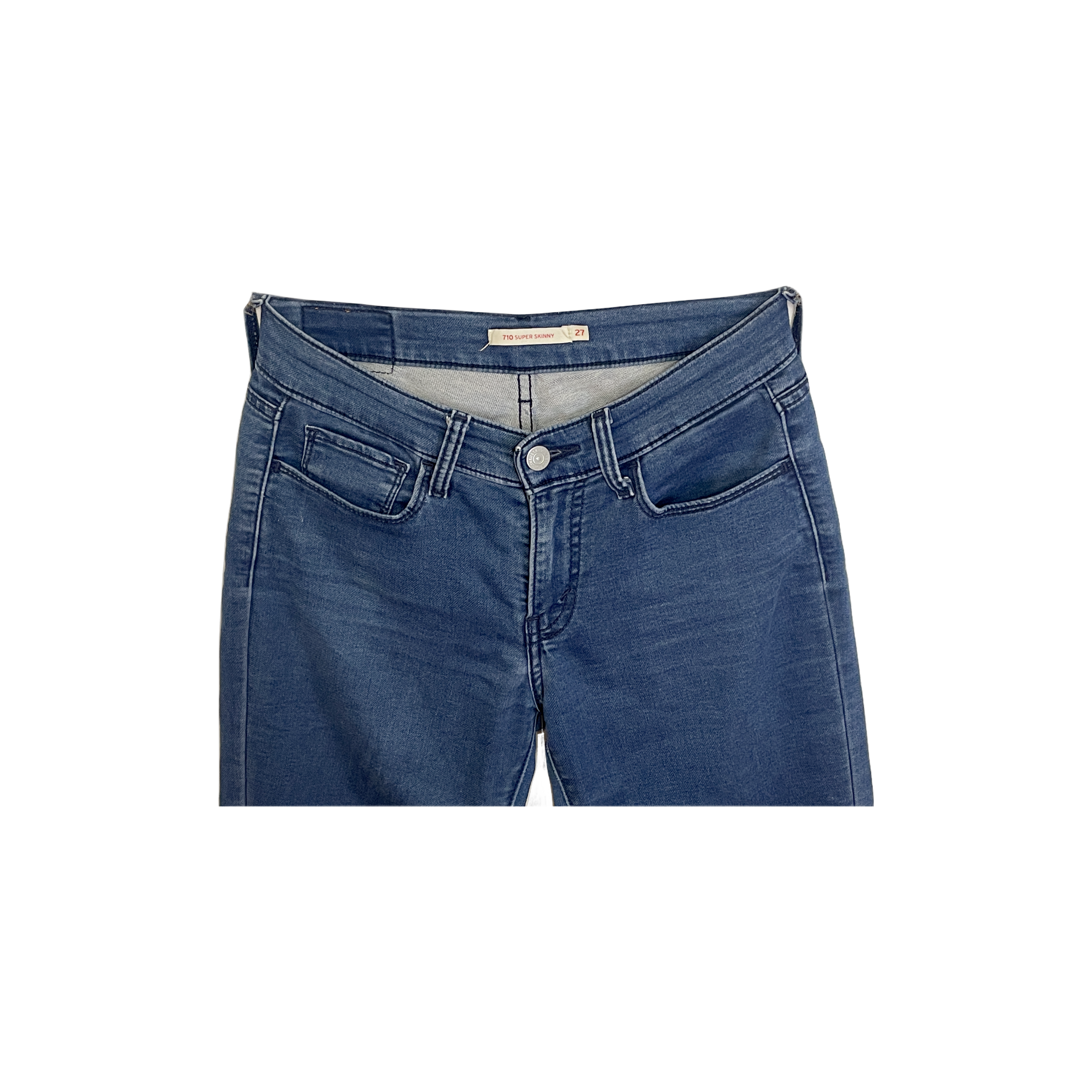 Jean Levi's 710 bleu (W27 L30) - détail