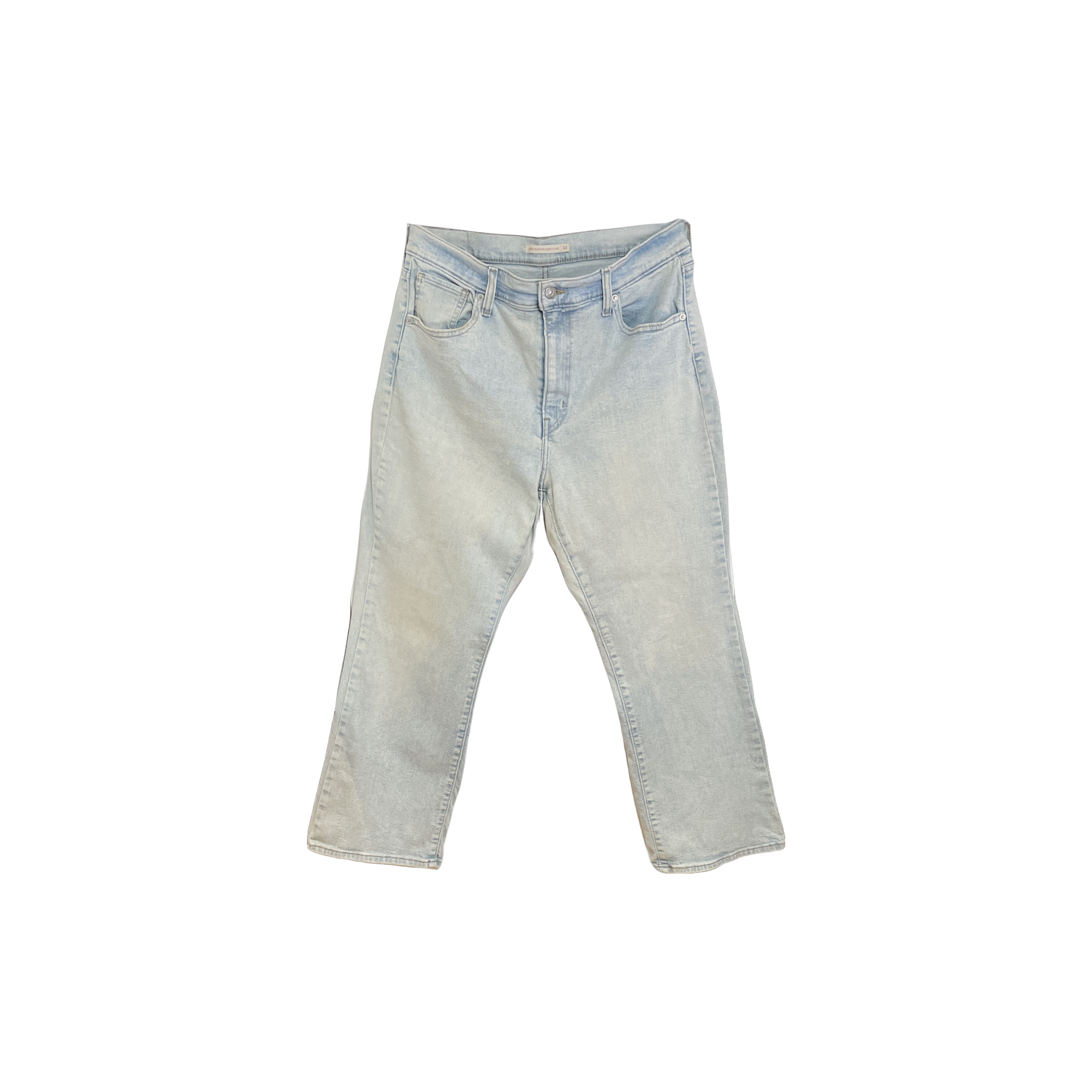 Jean Levi's Crop Flare bleu clair (W32 L27) - vue de face