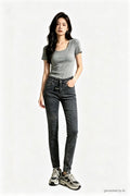 Jean The Kooples bleu - vue de face sur mannequin