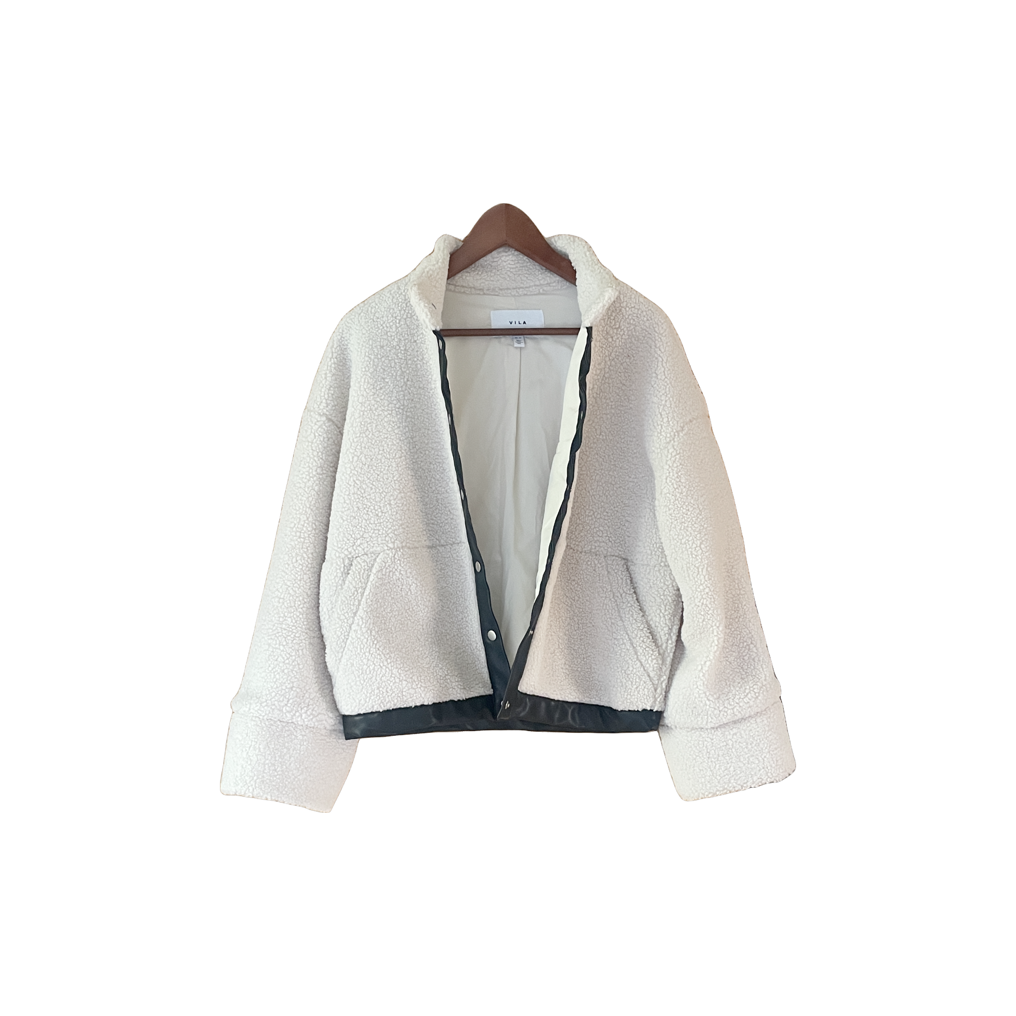 Manteau Vila blanc - détail