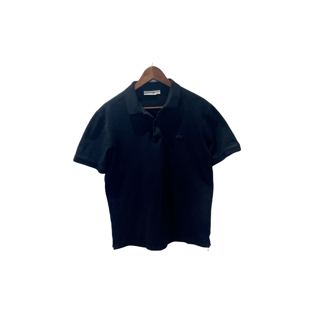 Polo Lacoste bleu marine - vue de face