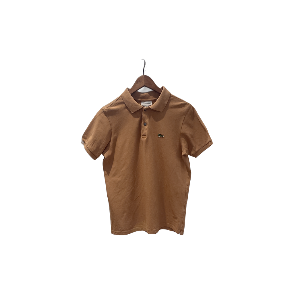 Polo Lacoste marron - vue de face