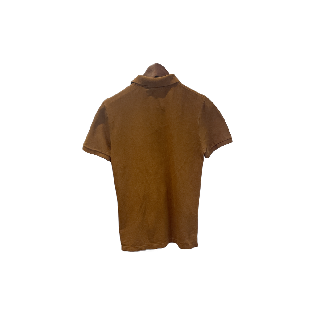 Polo Lacoste marron - vue de dos