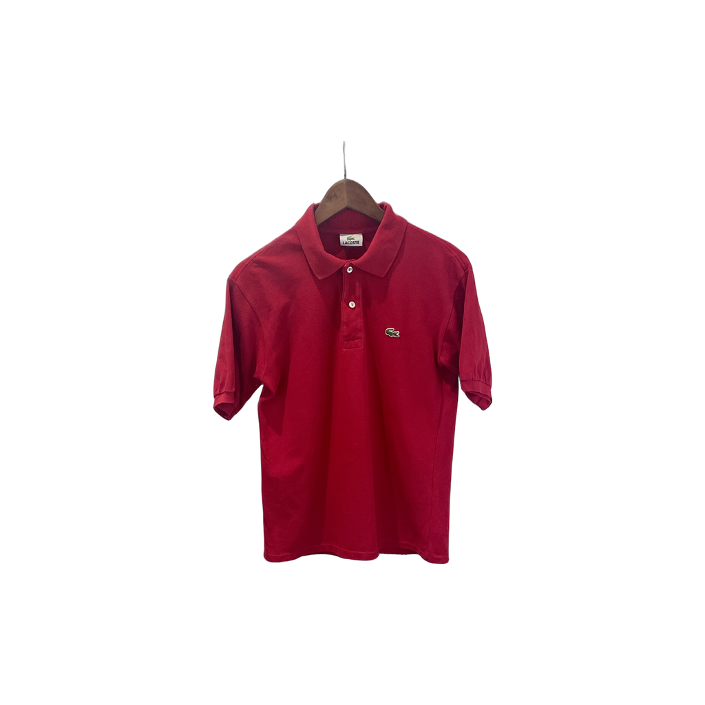Polo Lacoste rouge - vue de face