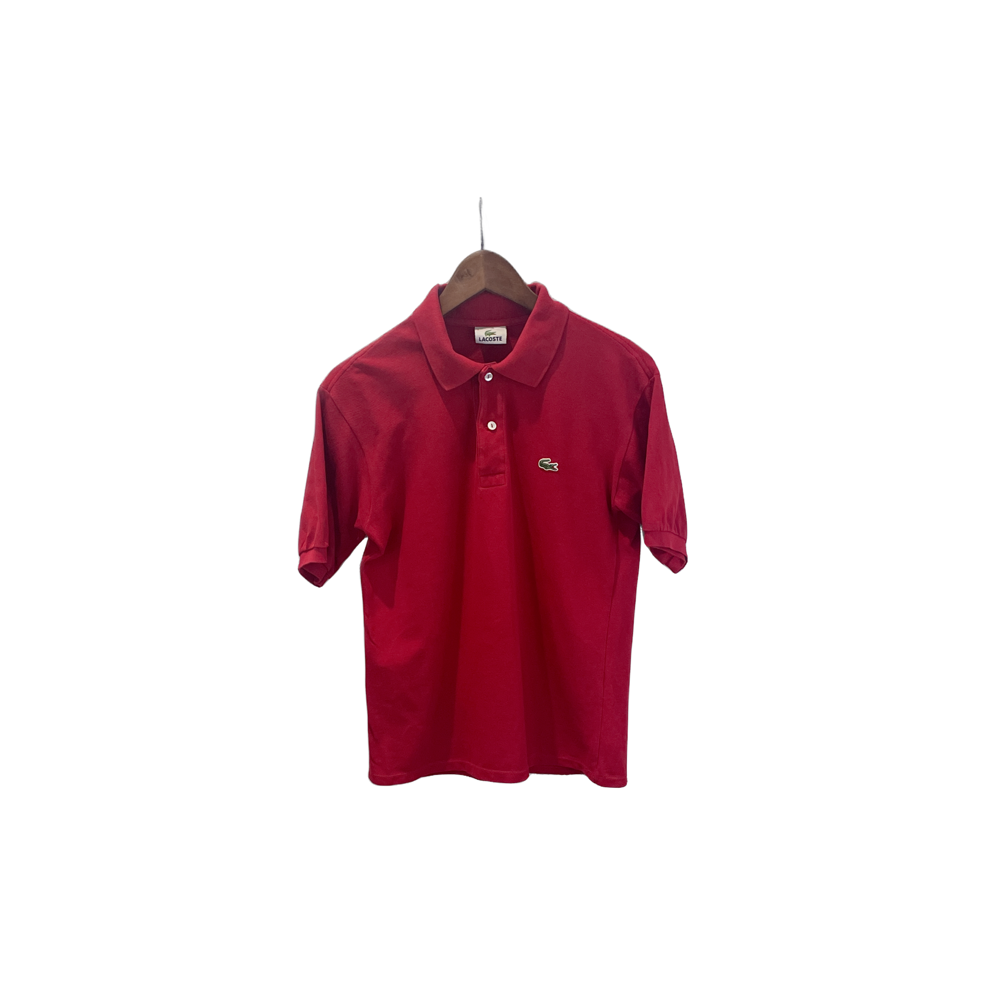Polo Lacoste rouge - vue de face