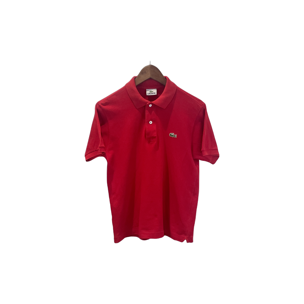 Polo Lacoste rouge - vue de face