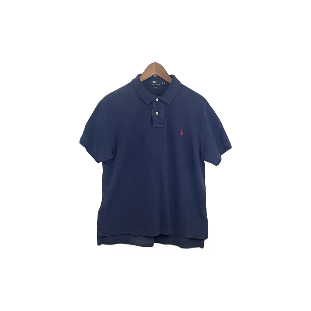Polo Ralph Lauren bleu marine - vue de face