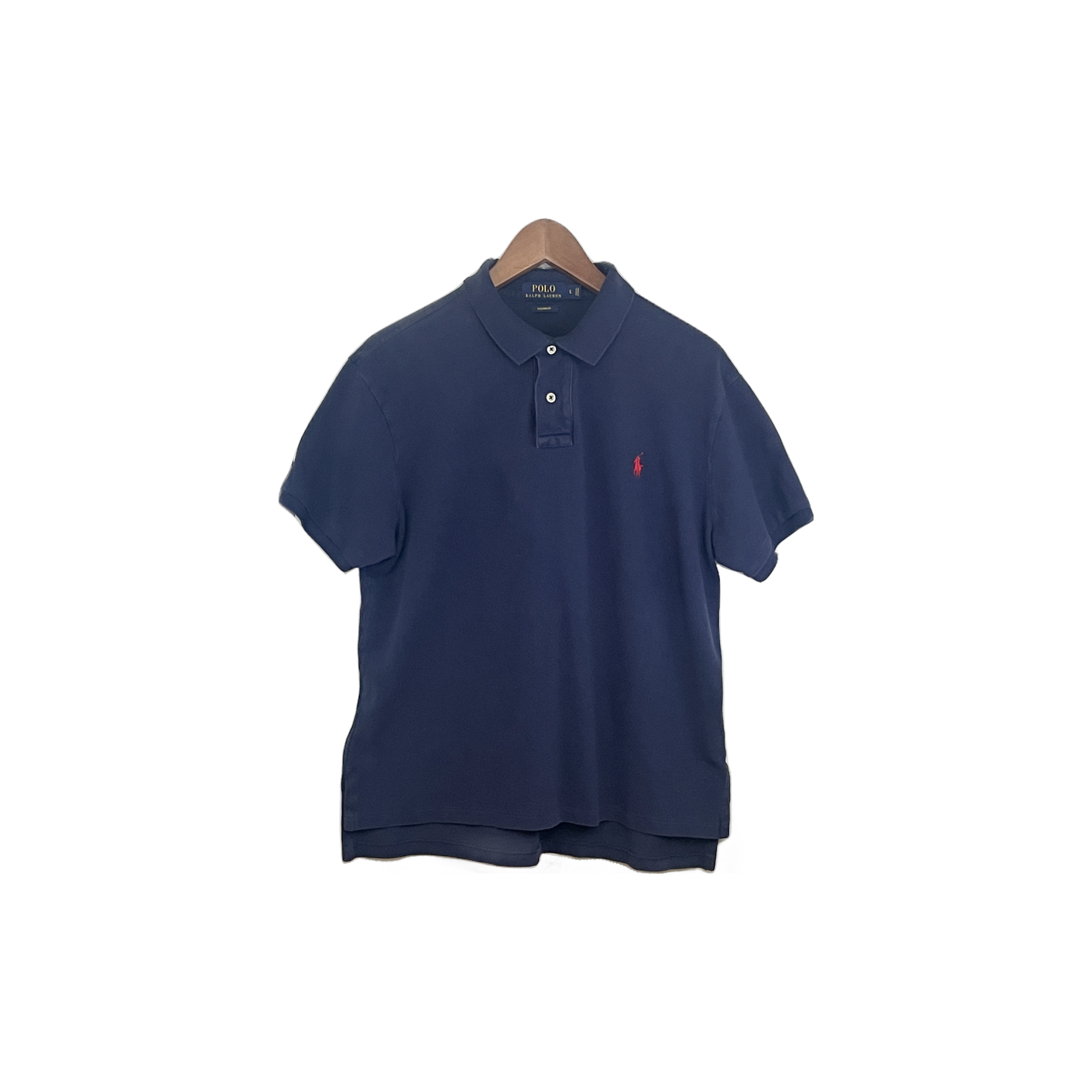 Polo Ralph Lauren bleu marine - vue de face