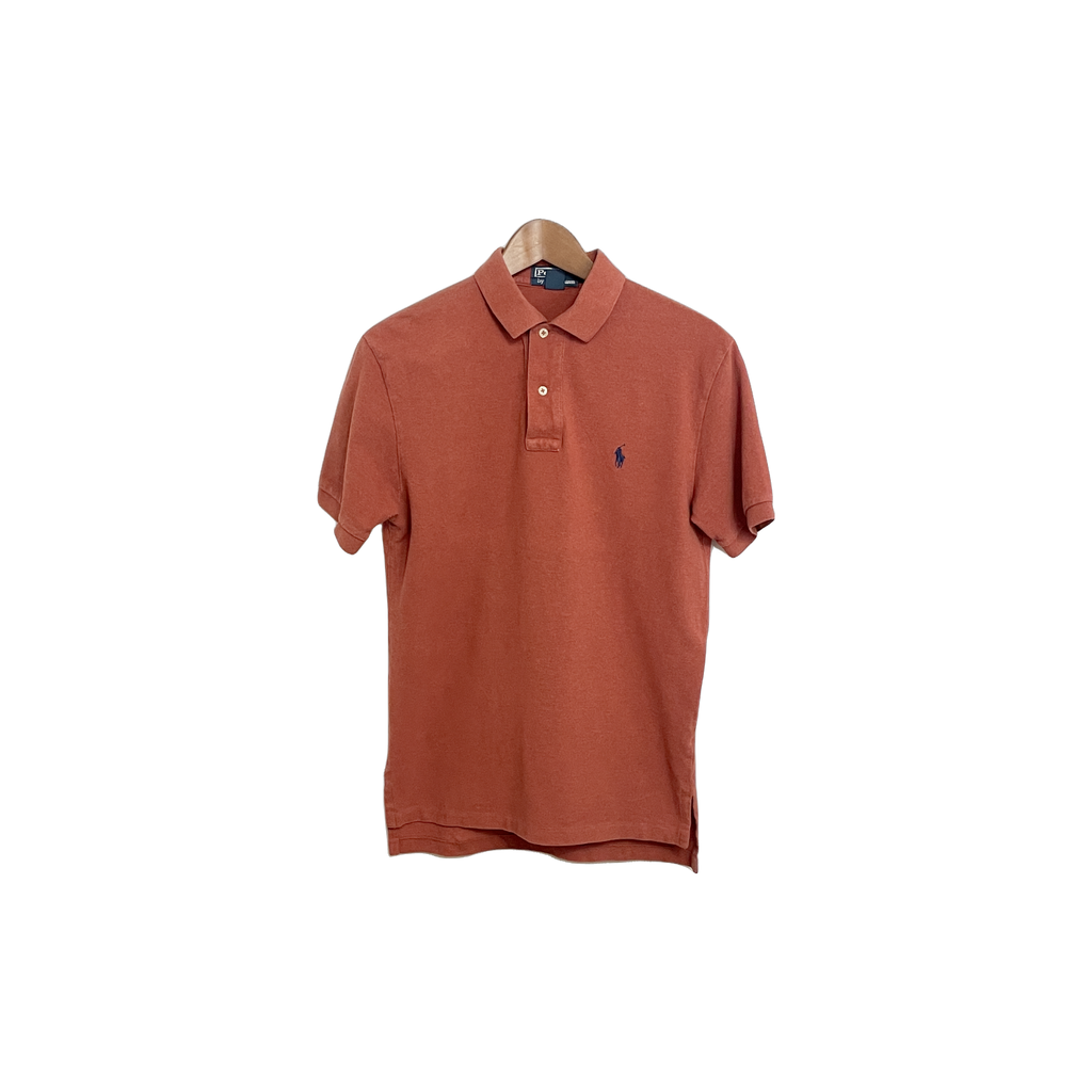 Polo Ralph Lauren brique (S) - vue de face