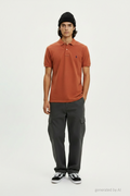 Polo Ralph Lauren brique (S) - vue de face sur mannequin