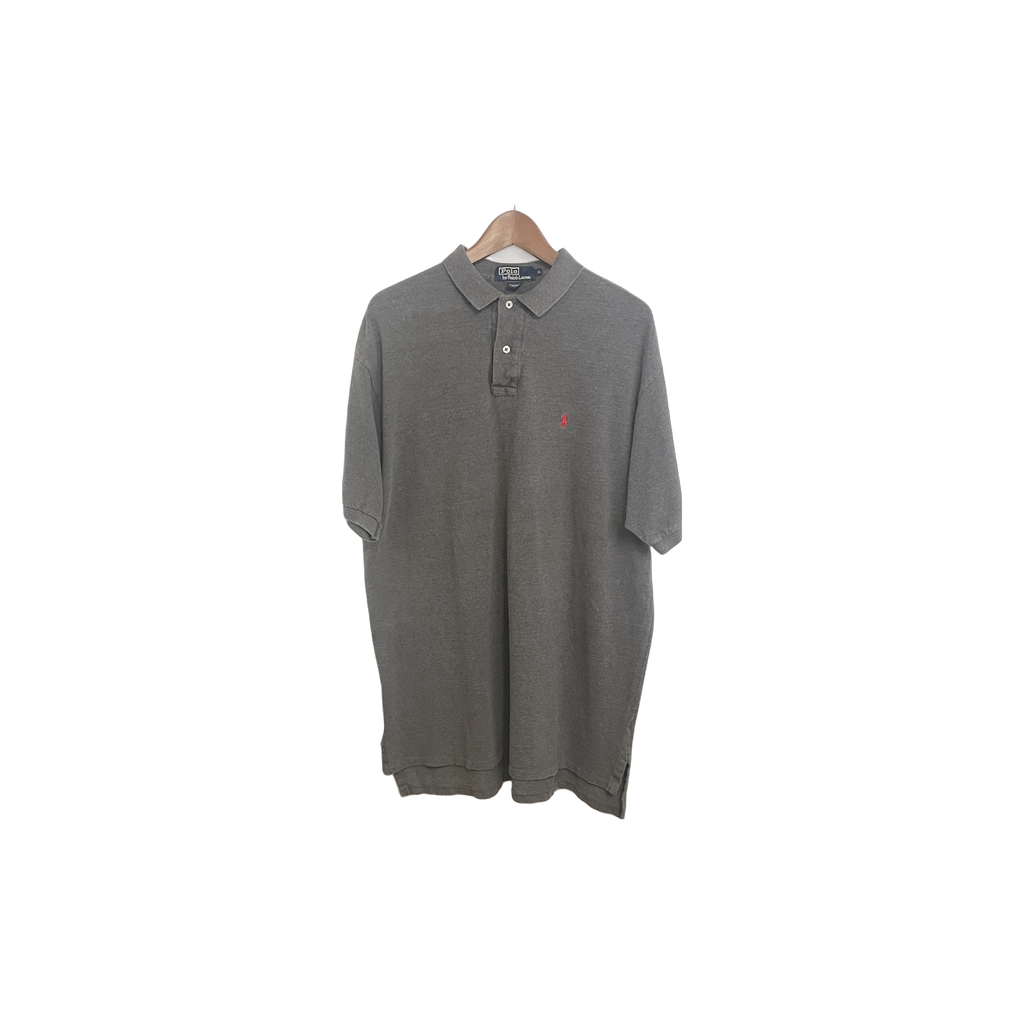 Polo Ralph Lauren gris - vue de face