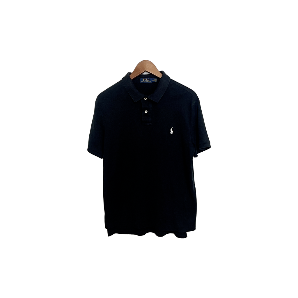 Polo Ralph Lauren noir (L) - vue de face