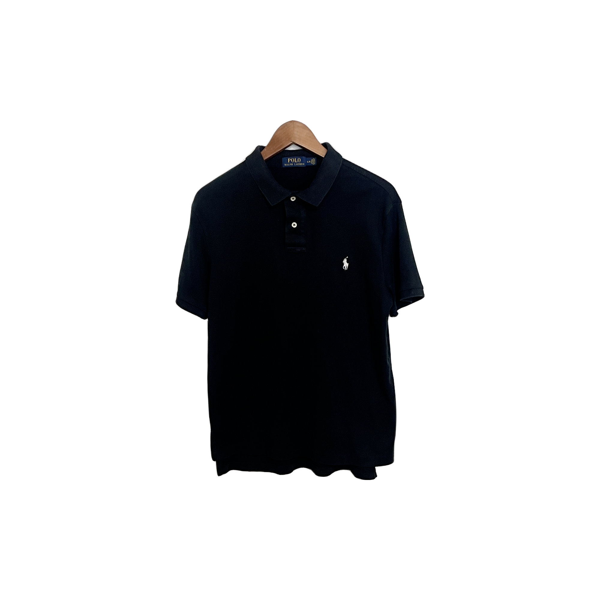 Polo Ralph Lauren noir (L) - vue de face