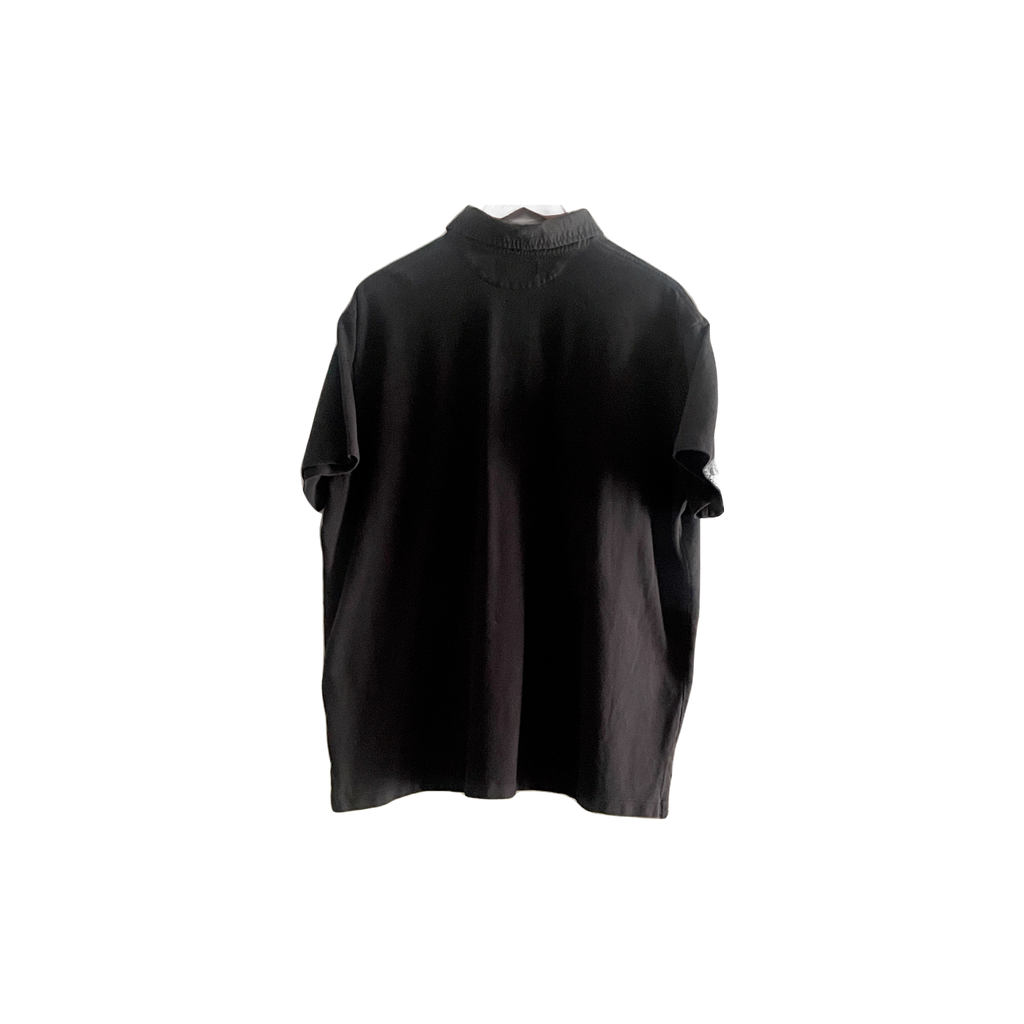 Polo Ralph Lauren noir avec ecusson- vue de dos
