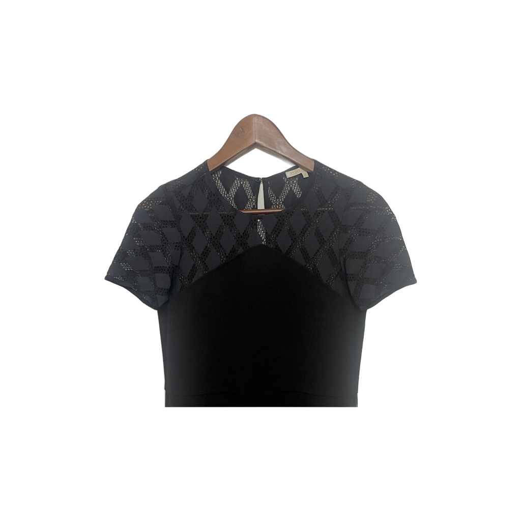Robe Maje noire - détail