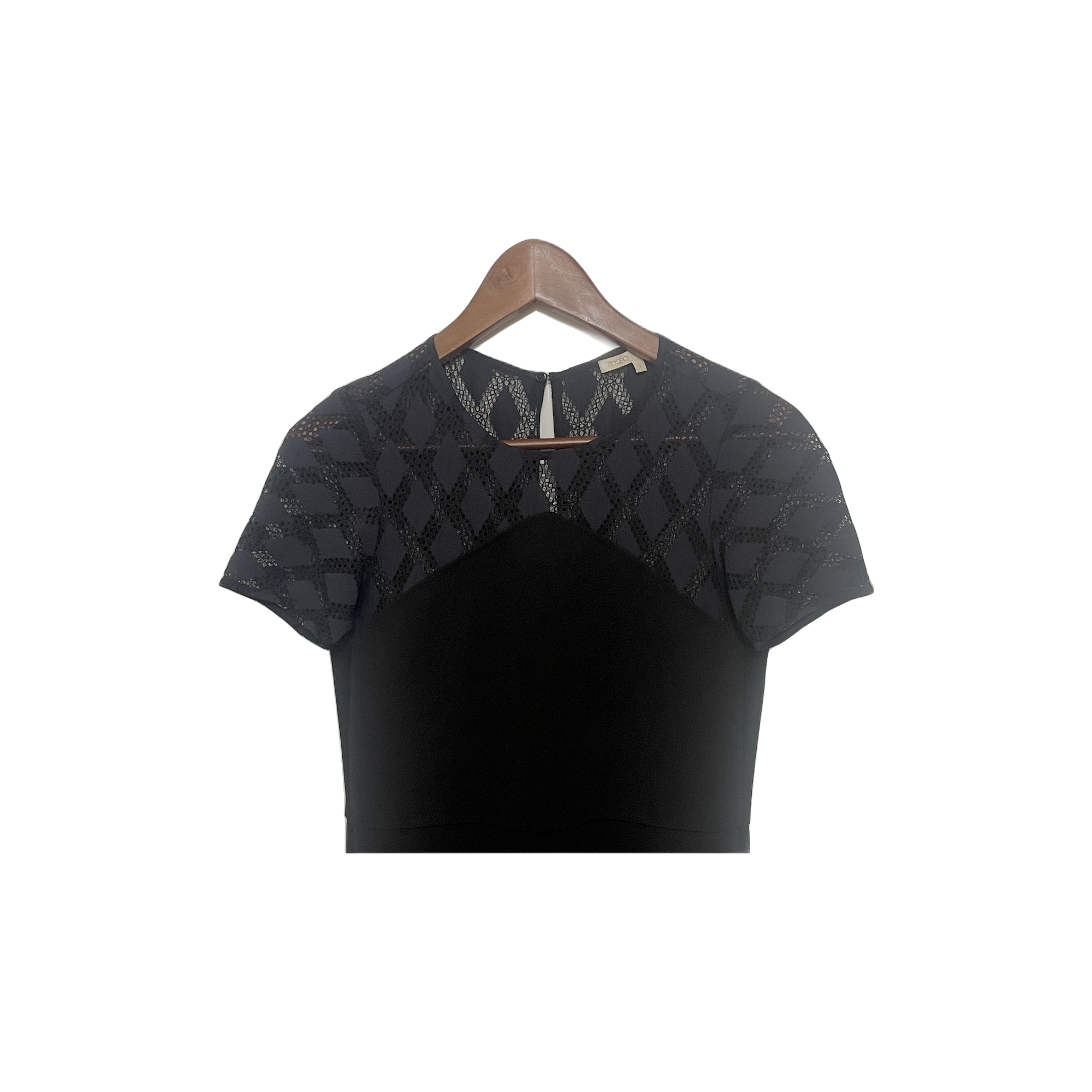 Robe Maje noire - détail