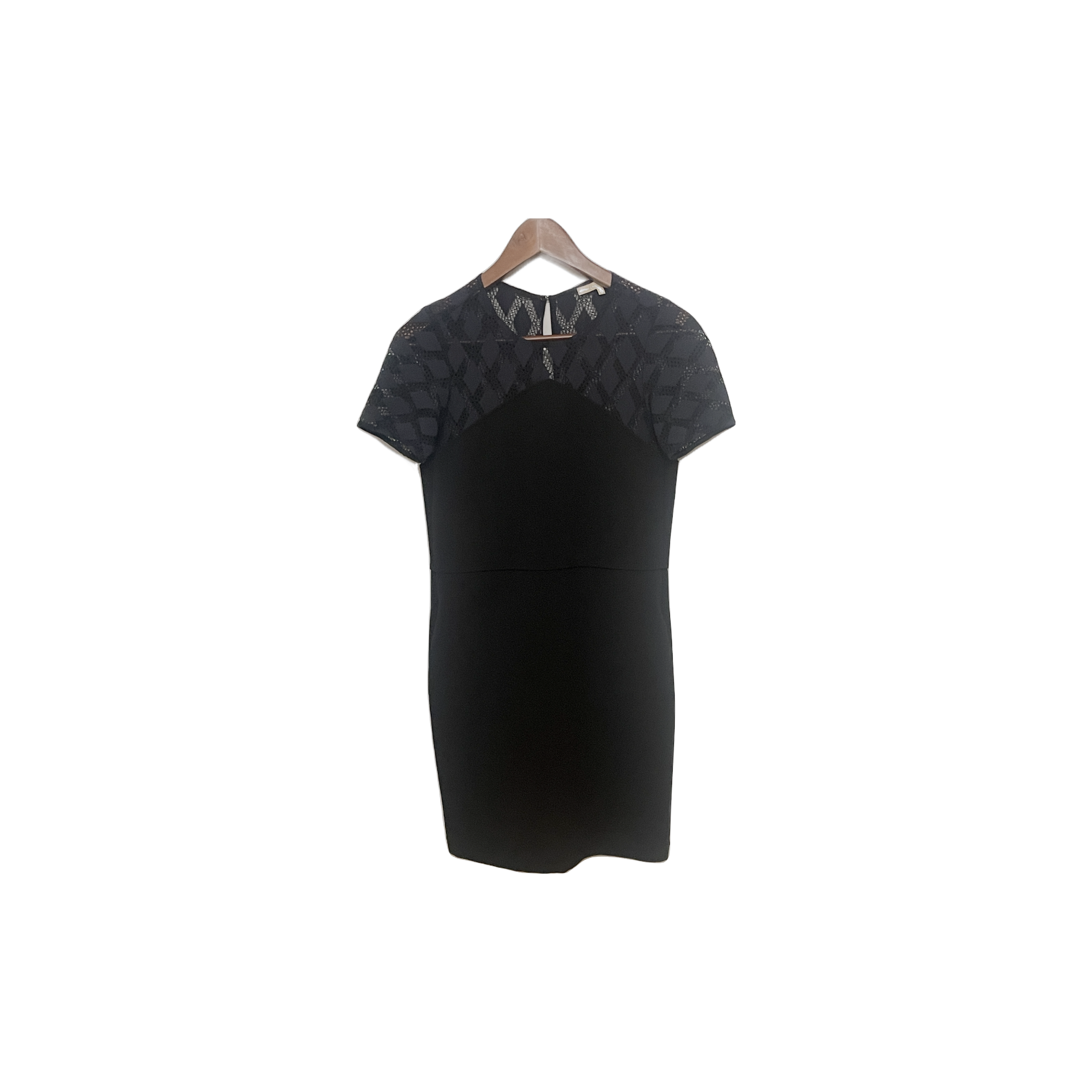 Robe Maje noire - vue de face