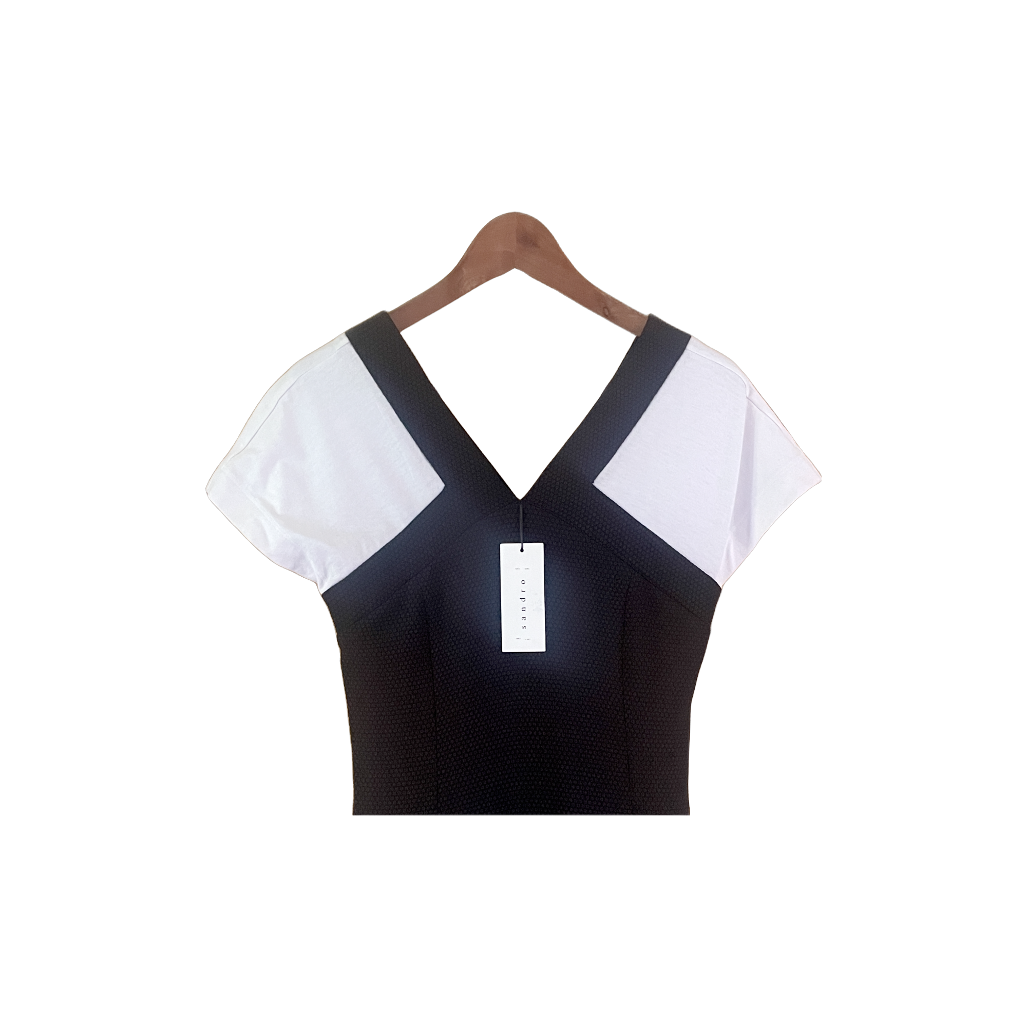Robe Sandro noire - détail