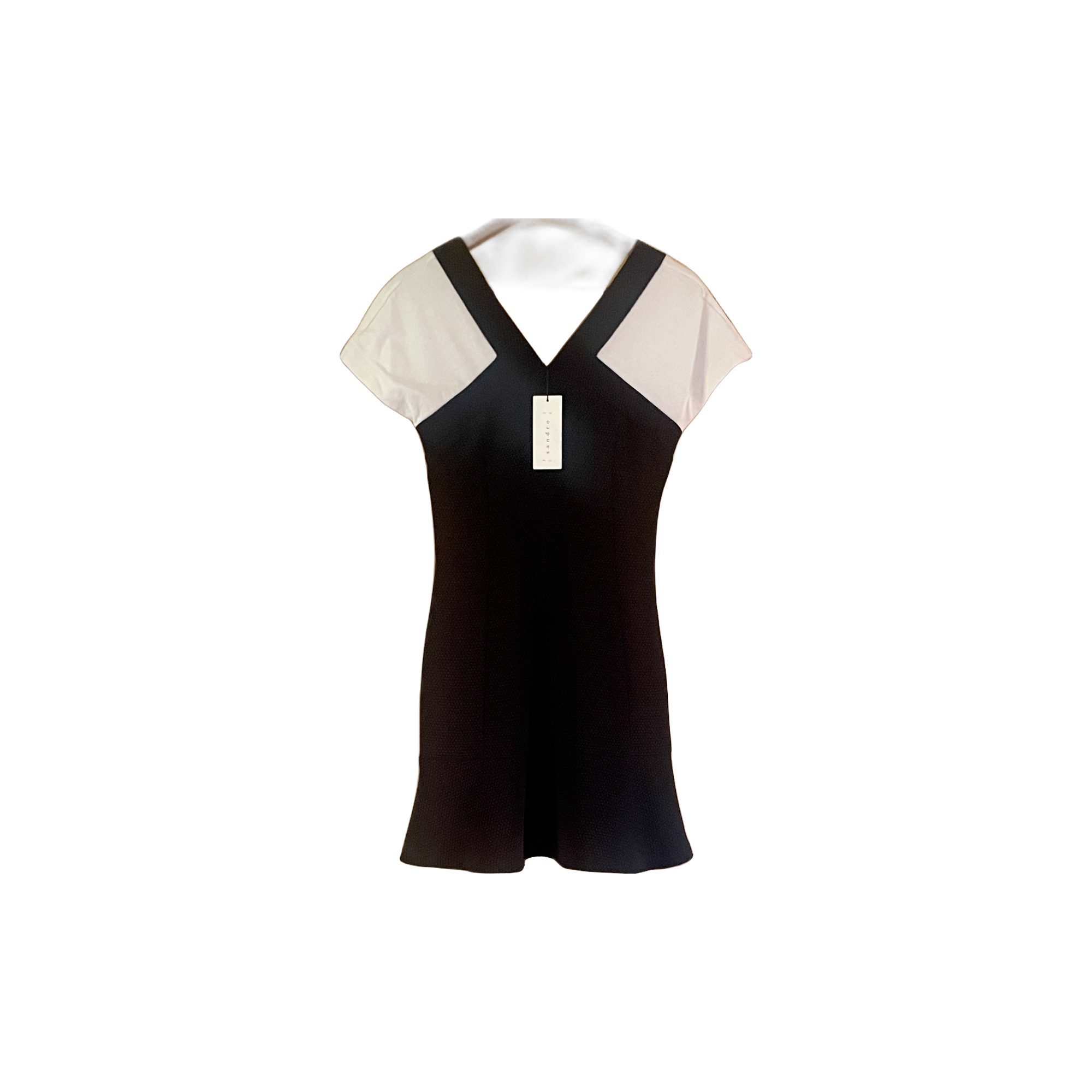 Robe Sandro noire - vue de face