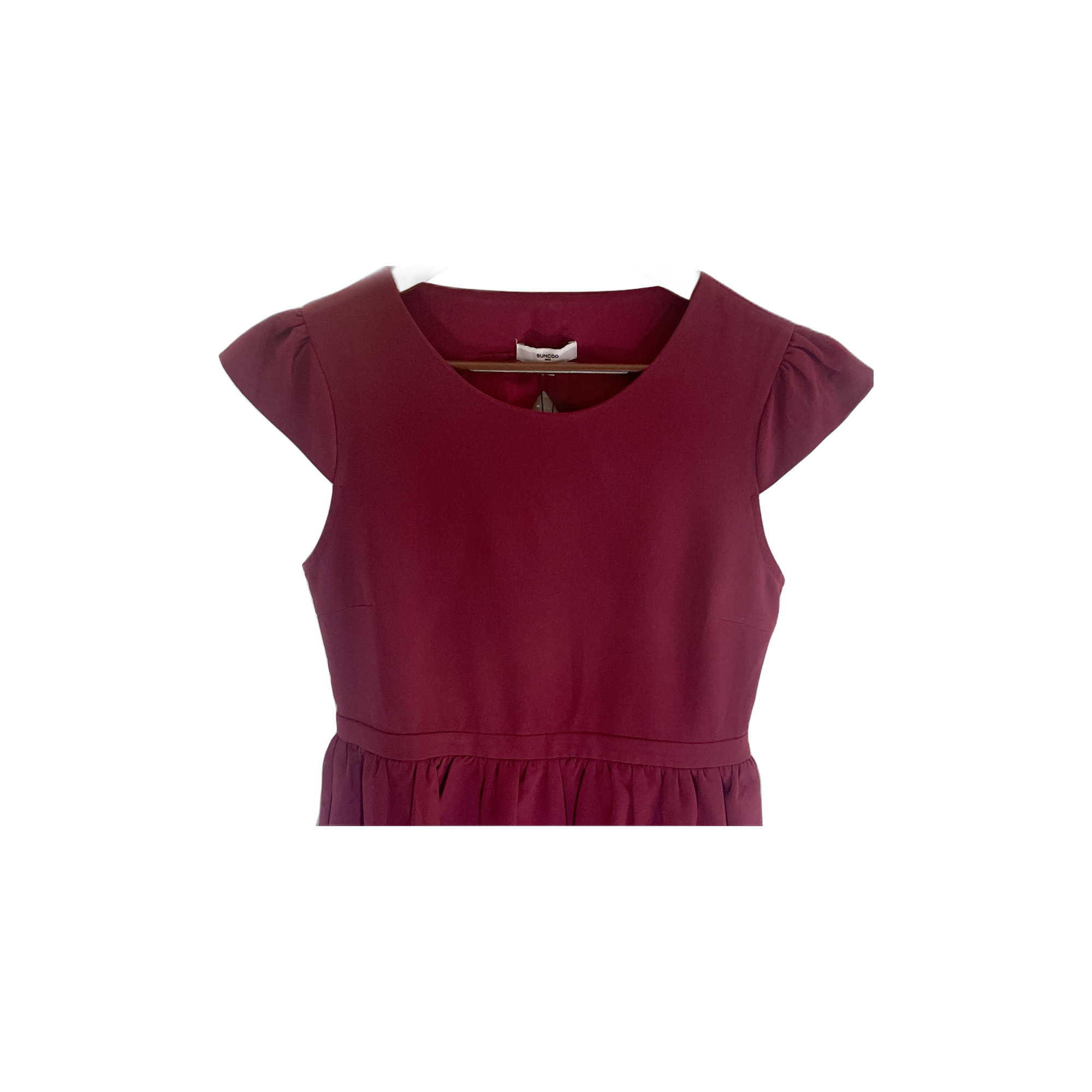 Robe Suncoo bordeaux - détail