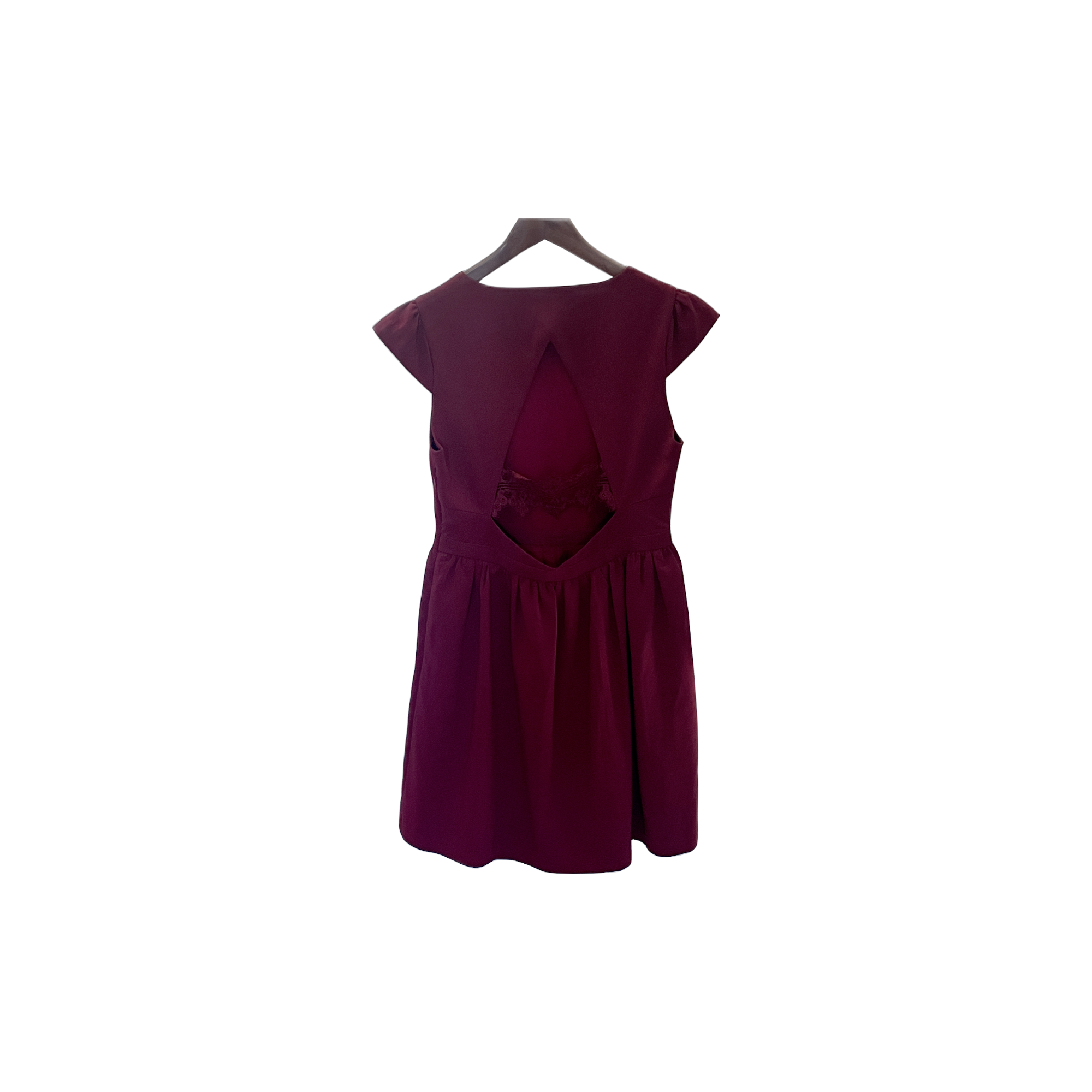 Robe Suncoo bordeaux - vue de dos