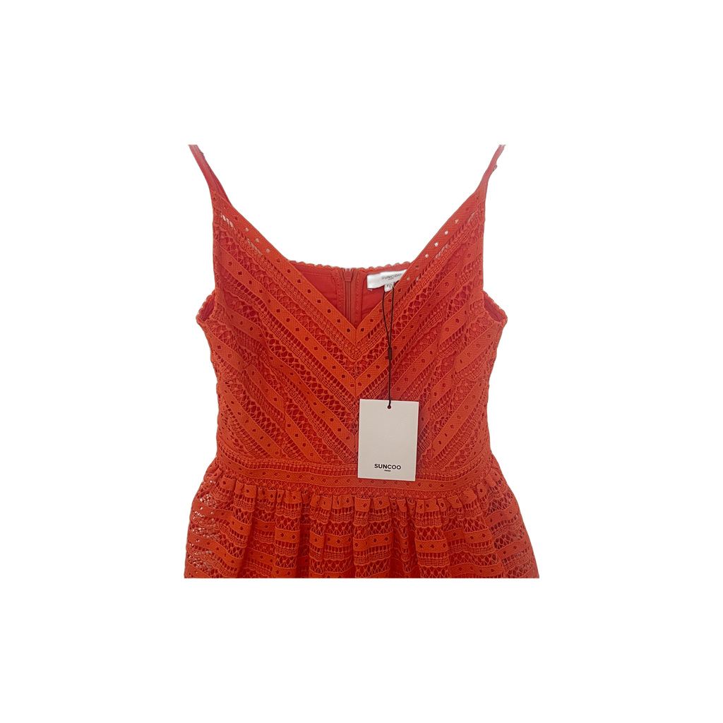 Robe Suncoo orange - détail