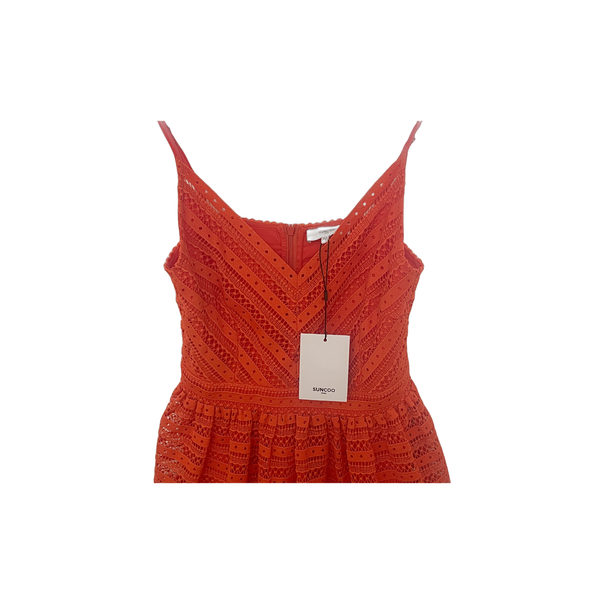 Robe Suncoo orange - détail