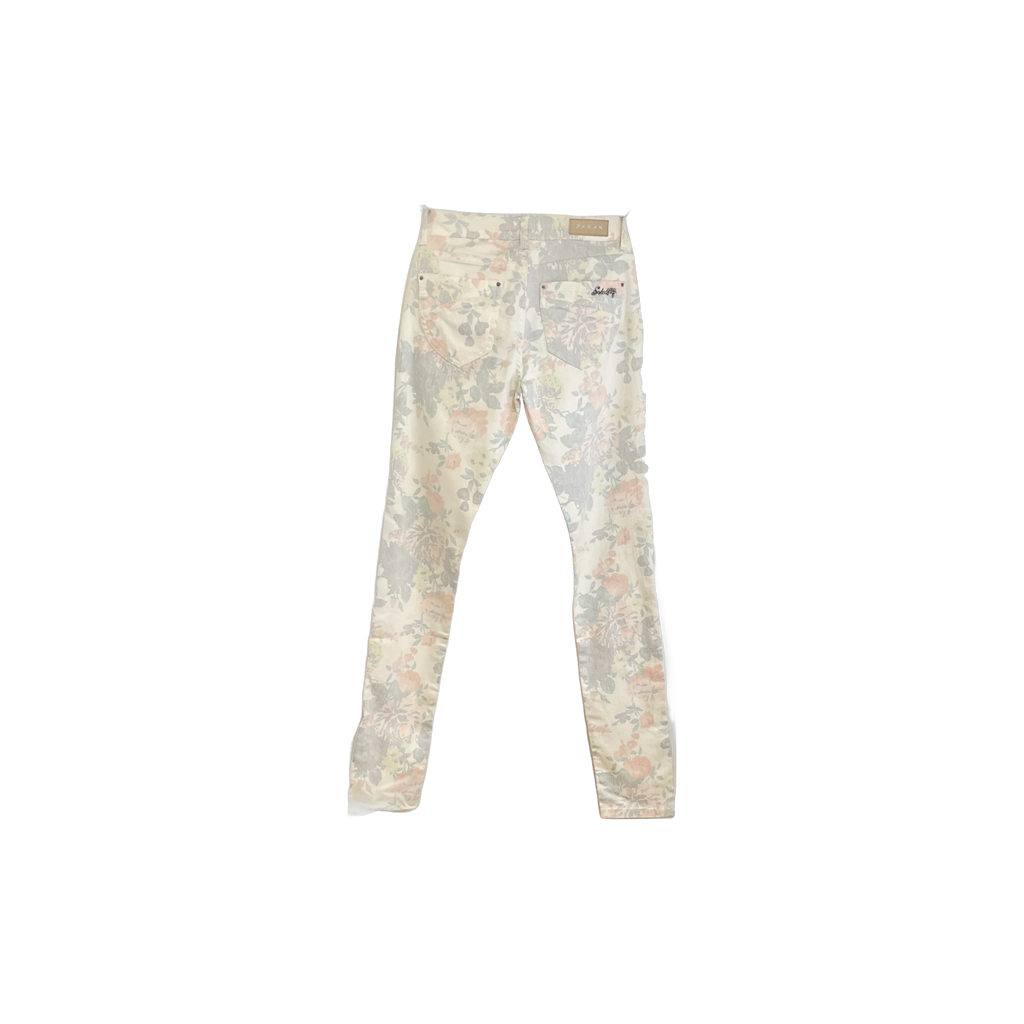 School Rag floral blanc (W26) - vue de dos
