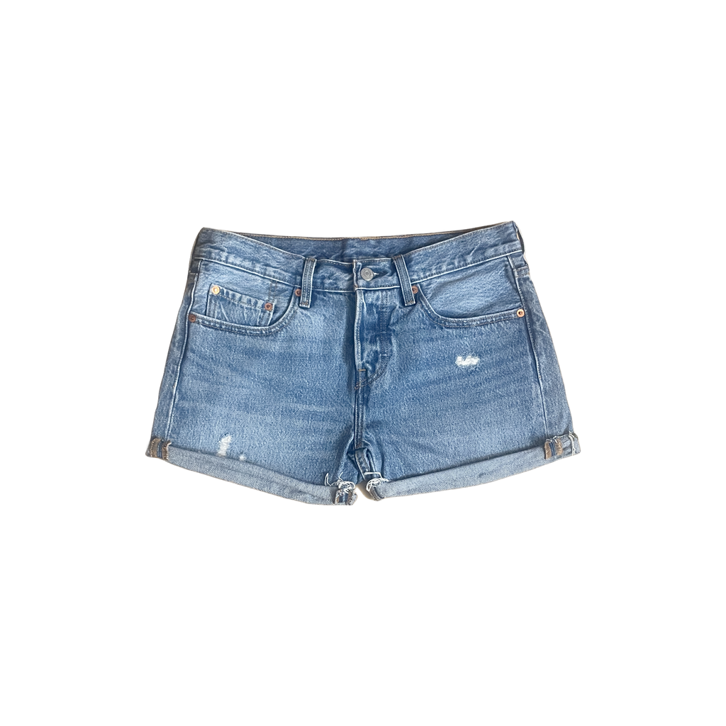 Short Levi's 501 bleu W27 revers  seconde main parfait état 