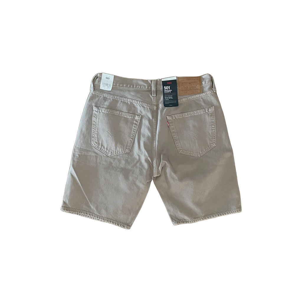 Short en jean Levi's 501 Original coloris sable taille W33 - neuf avec étiquettes - vue de dos