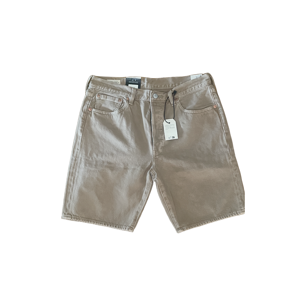 Short en jean Levi's 501 Original coloris sable taille W33 - neuf avec étiquettes - vue de face