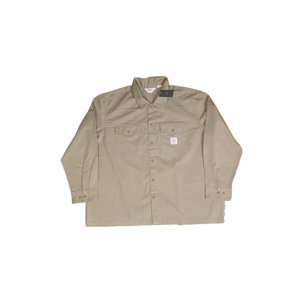 Surchemise Levi's beige workwear taille XXL neuve - vue de face 